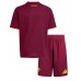 AS Roma Hjemmedraktsett Barn 2025-26 Korte ermer (+ Korte bukser)