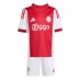 Ajax Kasper Dolberg #9 Hjemmedraktsett Barn 2025-26 Korte ermer (+ Korte bukser)