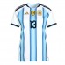 Argentina Cristian Romero #13 Hjemmedrakt Dame VM 2026 Korte ermer