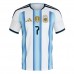 Argentina Rodrigo De Paul #7 Hjemmedrakt VM 2026 Korte ermer
