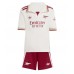 Arsenal Jurrien Timber #12 Tredjedraktsett Barn 2025-26 Korte ermer (+ Korte bukser)