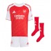 Arsenal William Saliba #2 Hjemmedraktsett Barn 2025-26 Korte ermer (+ Korte bukser)