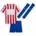 Atletico Madrid Hjemmedraktsett Barn 2025-26 Korte ermer (+ Korte bukser)