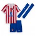 Atletico Madrid Robin Le Normand #24 Hjemmedraktsett Barn 2025-26 Korte ermer (+ Korte bukser)