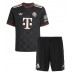 Bayern Munich Alphonso Davies #19 Tredjedraktsett Barn 2025-26 Korte ermer (+ Korte bukser)