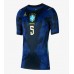Brasil Casemiro #5 Bortedrakt Dame VM 2026 Korte ermer Brasil Casemiro #5 Bortedrakt Dame VM 2026 Korte ermer