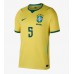 Brasil Casemiro #5 Hjemmedrakt VM 2026 Korte ermer Brasil Casemiro #5 Hjemmedrakt VM 2026 Korte ermer