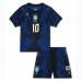 Brasil Gabriel Magalhaes #3 Bortedraktsett Barn VM 2026 Korte ermer (+ Korte bukser) Brasil Gabriel Magalhaes #3 Bortedraktsett Barn VM 2026 Korte ermer (+ Korte bukser)