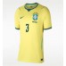 Brasil Gabriel Magalhaes #3 Hjemmedrakt Dame VM 2026 Korte ermer