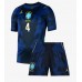 Brasil Marquinhos #4 Bortedraktsett Barn VM 2026 Korte ermer (+ Korte bukser) Brasil Marquinhos #4 Bortedraktsett Barn VM 2026 Korte ermer (+ Korte bukser)