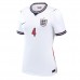 England Declan Rice #4 Hjemmedrakt Dame VM 2026 Korte ermer