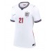 England Eberechi Eze #21 Hjemmedrakt Dame VM 2026 Korte ermer
