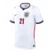 England Eberechi Eze #21 Hjemmedrakt VM 2026 Korte ermer