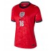 England Kobbie Mainoo #16 Bortedrakt Dame VM 2026 Korte ermer England Kobbie Mainoo #16 Bortedrakt Dame VM 2026 Korte ermer