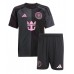 Inter Miami Lionel Messi #10 Bortedraktsett Barn 2025-26 Korte ermer (+ Korte bukser)