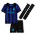 Inter Milan Alessandro Bastoni #95 Hjemmedraktsett Barn 2025-26 Korte ermer (+ Korte bukser)