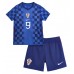 Kroatia Andrej Kramaric #9 Bortedraktsett Barn VM 2026 Korte ermer (+ Korte bukser) Kroatia Andrej Kramaric #9 Bortedraktsett Barn VM 2026 Korte ermer (+ Korte bukser)