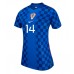 Kroatia Ivan Perisic #14 Bortedrakt Dame VM 2026 Korte ermer Kroatia Ivan Perisic #14 Bortedrakt Dame VM 2026 Korte ermer