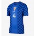 Kroatia Josko Gvardiol #4 Bortedrakt VM 2026 Korte ermer