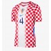 Kroatia Josko Gvardiol #4 Hjemmedrakt VM 2026 Korte ermer Kroatia Josko Gvardiol #4 Hjemmedrakt VM 2026 Korte ermer