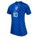 Kroatia Luka Modric #10 Bortedrakt Dame VM 2026 Korte ermer Kroatia Luka Modric #10 Bortedrakt Dame VM 2026 Korte ermer