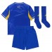 Leeds United Bortedraktsett Barn 2025-26 Korte ermer (+ Korte bukser)