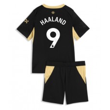 Manchester City Erling Haaland #9 Bortedraktsett Barn 2026-27 Korte ermer (+ Korte bukser)