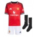 Manchester United Amad Diallo #16 Hjemmedraktsett Barn 2025-26 Korte ermer (+ Korte bukser)