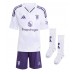 Manchester United Benjamin Sesko #30 Bortedraktsett Barn 2025-26 Korte ermer (+ Korte bukser)