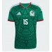 Mexico Israel Reyes #15 Hjemmedrakt VM 2026 Korte ermer