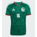 Mexico Julian Quinones #16 Hjemmedrakt VM 2026 Korte ermer Mexico Julian Quinones #16 Hjemmedrakt VM 2026 Korte ermer