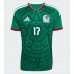 Mexico Orbelin Pineda #17 Hjemmedrakt VM 2026 Korte ermer