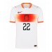 Nederland Denzel Dumfries #22 Bortedrakt VM 2026 Korte ermer Nederland Denzel Dumfries #22 Bortedrakt VM 2026 Korte ermer