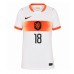 Nederland Donyell Malen #18 Bortedrakt Dame VM 2026 Korte ermer Nederland Donyell Malen #18 Bortedrakt Dame VM 2026 Korte ermer
