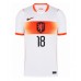 Nederland Donyell Malen #18 Bortedrakt VM 2026 Korte ermer Nederland Donyell Malen #18 Bortedrakt VM 2026 Korte ermer