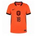 Nederland Donyell Malen #18 Hjemmedrakt Dame VM 2026 Korte ermer Nederland Donyell Malen #18 Hjemmedrakt Dame VM 2026 Korte ermer