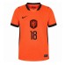 Nederland Donyell Malen #18 Hjemmedrakt VM 2026 Korte ermer Nederland Donyell Malen #18 Hjemmedrakt VM 2026 Korte ermer