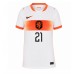 Nederland Frenkie de Jong #21 Bortedrakt Dame VM 2026 Korte ermer