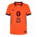 Nederland Frenkie de Jong #21 Hjemmedrakt Dame VM 2026 Korte ermer