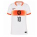 Nederland Memphis Depay #10 Bortedrakt Dame VM 2026 Korte ermer Nederland Memphis Depay #10 Bortedrakt Dame VM 2026 Korte ermer