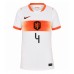 Nederland Virgil van Dijk #4 Bortedrakt Dame VM 2026 Korte ermer Nederland Virgil van Dijk #4 Bortedrakt Dame VM 2026 Korte ermer