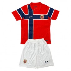 Norge Hjemmedraktsett Barn VM 2026 Korte ermer (+ Korte bukser)