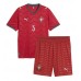 Portugal Diogo Dalot #5 Hjemmedraktsett Barn VM 2026 Korte ermer (+ Korte bukser)