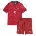 Portugal Joao Neves #15 Hjemmedraktsett Barn VM 2026 Korte ermer (+ Korte bukser)