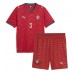 Portugal Ruben Dias #3 Hjemmedraktsett Barn VM 2026 Korte ermer (+ Korte bukser)
