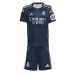 Real Madrid Aurelien Tchouameni #14 Bortedraktsett Barn 2025-26 Korte ermer (+ Korte bukser)