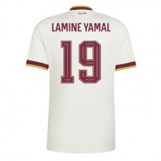 Spania Lamine Yamal #19 Bortedrakt VM 2026 Korte ermer Spania Lamine Yamal #19 Bortedrakt VM 2026 Korte ermer