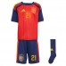 Spania Mikel Oyarzabal #21 Hjemmedraktsett Barn VM 2026 Korte ermer (+ Korte bukser)