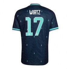 Tyskland Florian Wirtz #17 Bortedrakt VM 2026 Korte ermer Tyskland Florian Wirtz #17 Bortedrakt VM 2026 Korte ermer