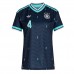 Tyskland Jonathan Tah #4 Bortedrakt Dame VM 2026 Korte ermer